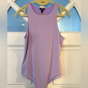 NWT Express Body Contour Lavender S Bodysuit 💜